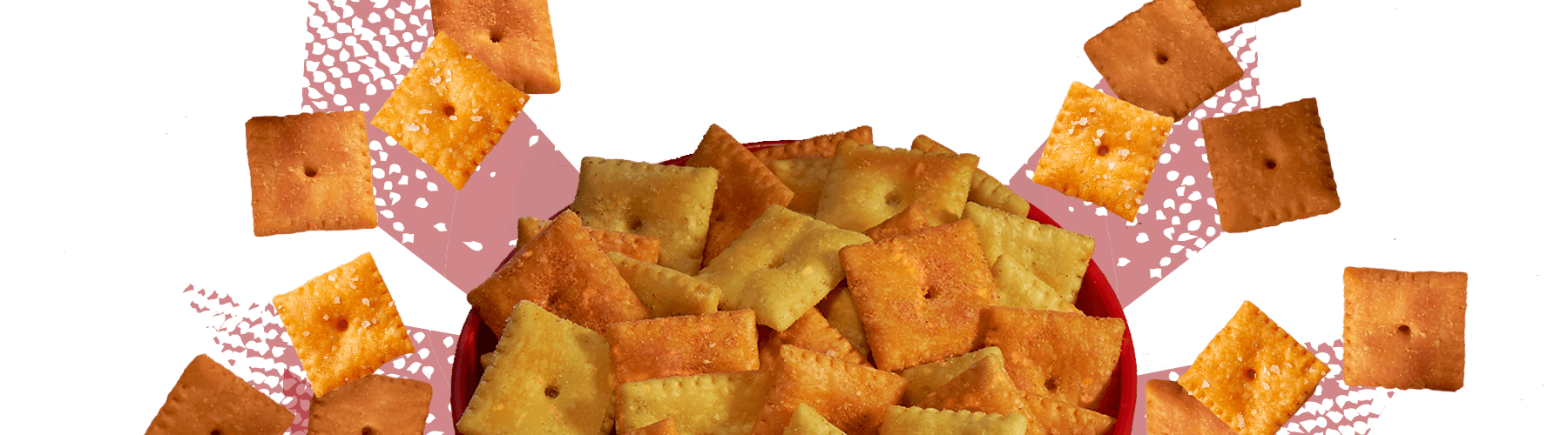 Cheez-It snack mix crackers and snack bowl