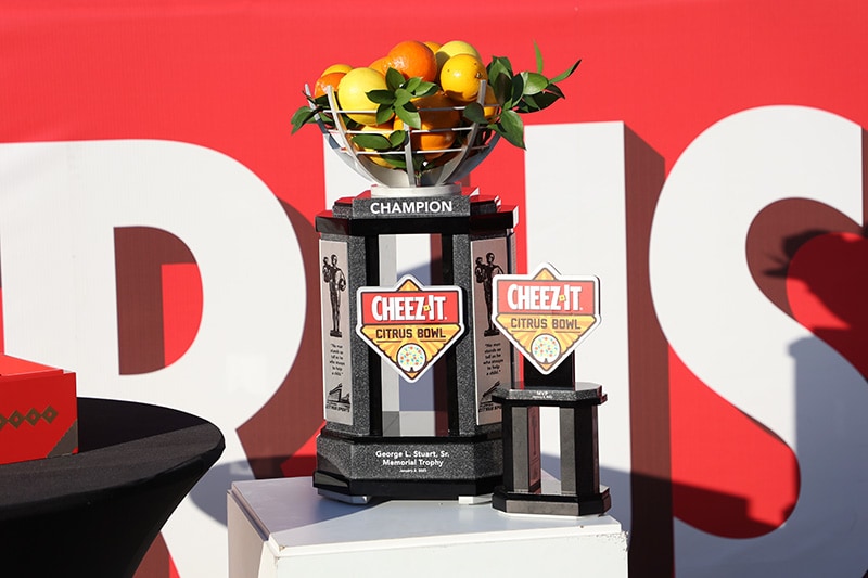Cheez-It Citrus Bowl Trophies