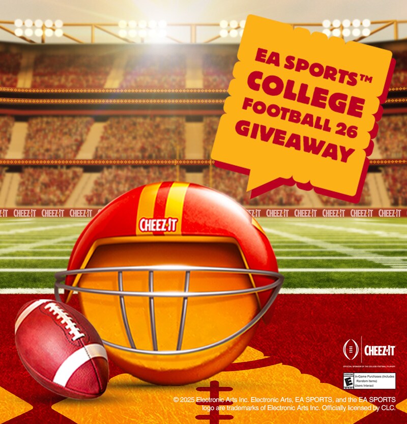 Cheez-It EA SPORTS COLLEGE FOOTBALL 26 Giveaway