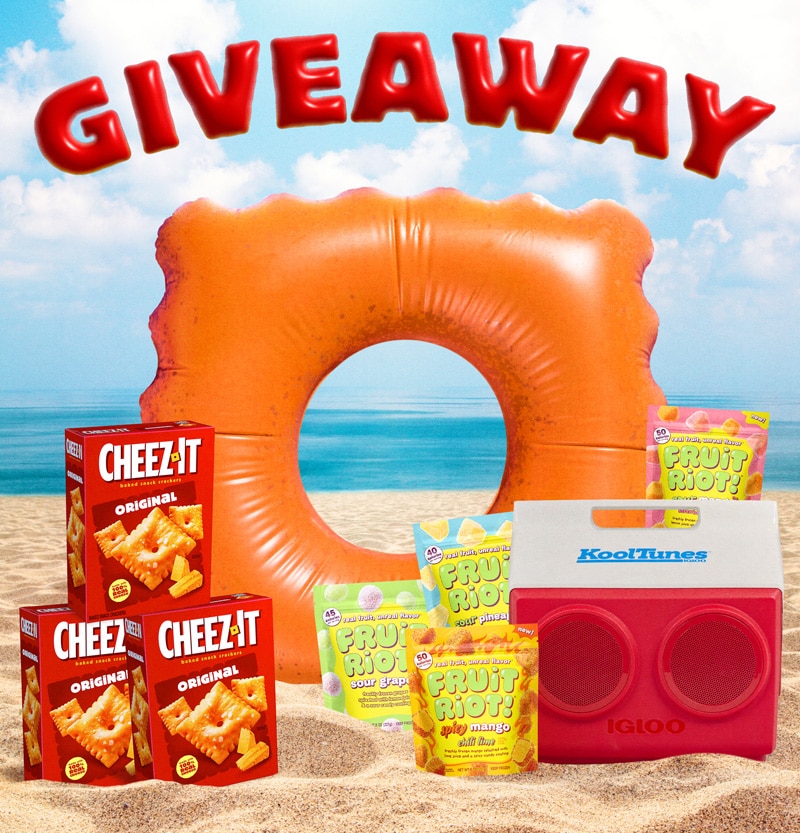 Enter for a chance to win a free Cheez-It floatie